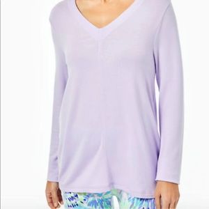 Lilly Pulitzer Areli Luxletic Lilac Pullover